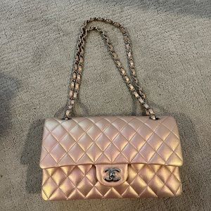 Pink Chanel classic flap